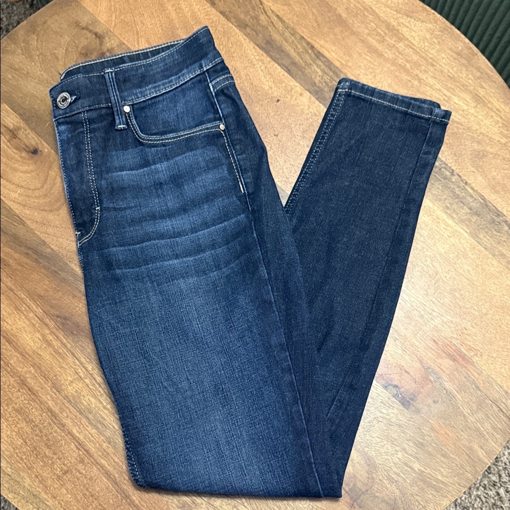 White House Black Market Dark Blue Skinny Jeans
